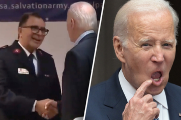 Joe Biden (80 ans) secoue la tête: le président américain considère l'homme de l'Armée du Salut comme un protecteur personnel